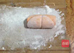 Illustration of how to make carrot and rose steamed buns 9