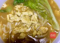 Illustration of how to make hot pot noodles with eggs 8