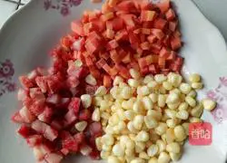 Illustration of how to make egg fried rice 2