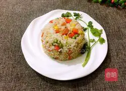 Illustration of how to make assorted fried rice 7