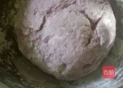 Illustration of how to make purple sweet potato buns 1