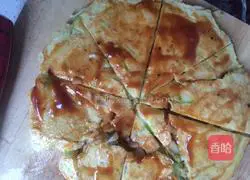 Vegetable egg pancake recipe 7