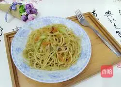 Illustration of how to make fried noodles 11
