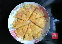 Illustration of how to make three-color egg cake 4