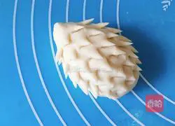 Illustration of how to make hedgehog steamed buns 8