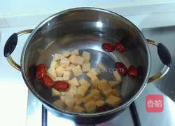 Illustration of how to make sweet potato and red date glutinous rice balls 3