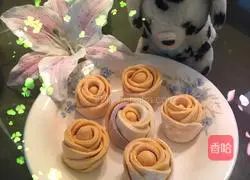 Illustration of how to make rose steamed buns 6