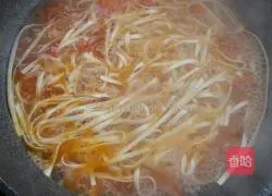 Illustration of how to make tomato noodles 5