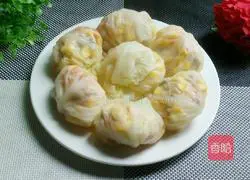 Illustration of how to make cabbage dumplings 12