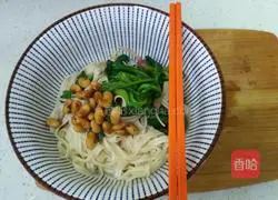 Illustration of how to make spinach noodles (breakfast) 7