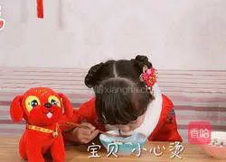 Illustration of how to make cute dog glutinous rice balls 11