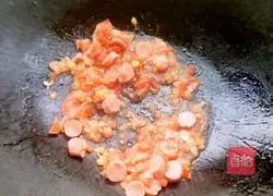 Illustration of how to make tomato fried noodles 9