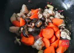 Mushroom and Chicken Stew Illustration of how to make rice 4