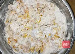 Illustration of how to make pumpkin steamed buns 4