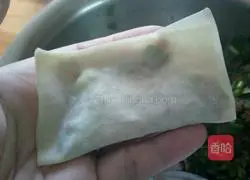 Illustration of how to make wontons 7