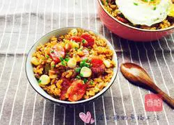 Cantonese Sausage Braised Rice Recipe Illustration 9