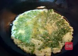 Illustration of how to make bean omelette 6