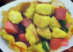 For fried steamed buns Practice illustration 8