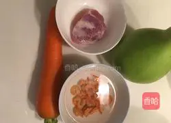 Illustration of how to make melon pancakes 1