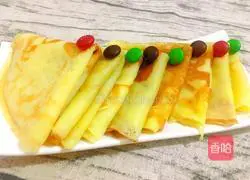 Illustration of how to make egg pancakes 1