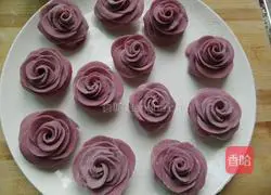 Rose Purple Sweet Potato Steamed Buns Recipe Illustration 13