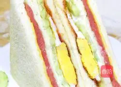 Illustration of how to make a sandwich 21