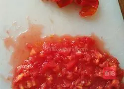 Illustration of how to make tomato and egg burritos 2