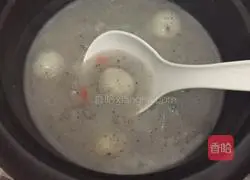 Illustration of how to make Tangyuan health porridge 3