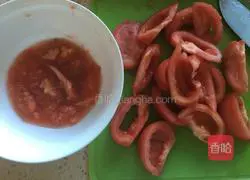 Illustration of how to make tomato and egg dumplings 6