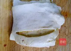 Illustration of making sauce-flavored pancake 12