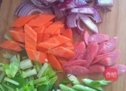 Illustration of home-style fried noodles 2