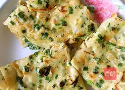 Illustration of how to make shrimp egg pancake 6