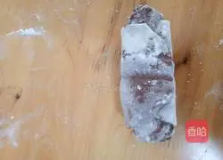 Illustration of how to make two-color steamed buns 14