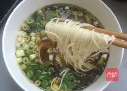 Illustration of home-style fried noodles with soy sauce 7