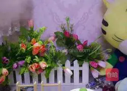 Illustration of how to make bean paste, purple sweet potato and rose flower dumplings 14