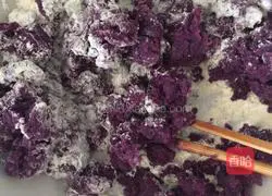 Illustration of how to make purple sweet potato buns 3