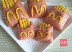 How to make McDonald's French fries and steamed buns Practice illustration 10