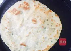 Illustration of how to make scallion pancake 17