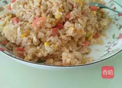 Tomato and egg fried rice recipe illustration 5