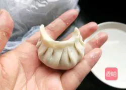 Illustration of how to make bean and pork dumplings 14