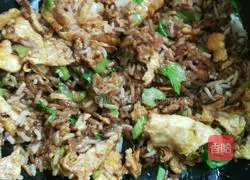 Soy Sauce Fried Rice Illustration of how to do it 9