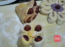 Illustration of how to make fancy steamed buns 4