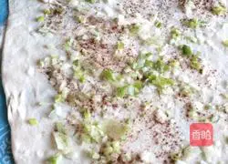 Illustration of how to make green onion cake 2