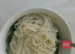 Illustration of how to make rapeseed and quail egg noodles 2