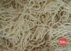 Fried noodles Illustration of how to do it 1
