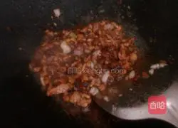Fried Illustration of making noodles with soy sauce 5