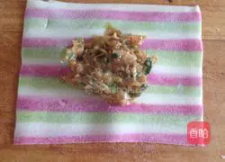 Illustration of how to make rainbow wontons 17