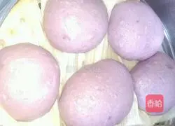 Illustration of how to make purple sweet potato buns 5
