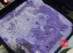 Illustration of how to make three-color flower cake 5