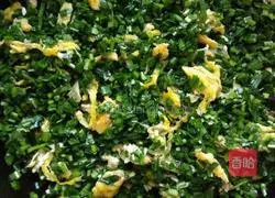 Illustration of how to make leek and egg buns 4